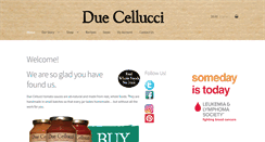 Desktop Screenshot of duecellucci.com