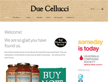 Tablet Screenshot of duecellucci.com